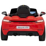  Licencirani Porsche 718 Spyder RS dječji automobil na akumulator s MP4 zaslonom, crveni | shoptok.hr