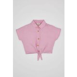 Defacto Baby Girl Shirt Collar Short Sleeve Shirt cene