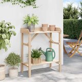  Stol za presađivanje s policom Prirodna 75 x 40 x 90 cm | shoptok.hr