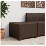 vidaXL Fotelja za jedan Vrtna Sofe Izgled Ratan PP Smeđa - Smeđa Sofa bez jastuka | shoptok.hr