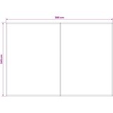  Zamjensko platno za tendu Smeđa 400 × 350 cm Poliester | shoptok.hr