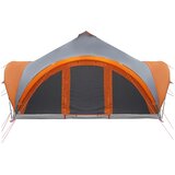 Tipi šator Siva i narančasta Za 18 osoba Poliester i čelik | shoptok.hr