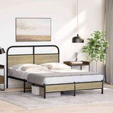  Posteljni okvir brez vzmetnice 135x190 cm sonoma hrast inž. les, (21611465) | Shoptok.si