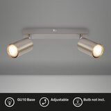 BRILONER 2172-022 - Spot svetiljka SPOT 2xGU10/9W/230V matni hrom | Eponuda.com
