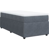 Maison Chic Box spring postelja - Vzmetna postelja z vzmetnico temno siv 90x190 cm žamet SL24002, (21890540) Cene