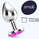Crushious BIJOU ANAL JEWEL PLUG PINK SMALL WITH FREE VELVETY BAG | Shoptok.si