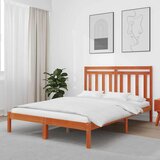  Konstrukcija postelje 2 pcs Voskast rjav 140 x 190 cm, (5000102235) | Shoptok.si