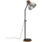  Podna svjetiljka 25 W vintage srebrna 30 x 30 x 100-150 cm E27 | shoptok.hr