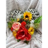7 seas 365 ukrasni dekor Jesensko pleteno srce | shoptok.hr