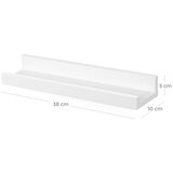  Set od 3 zidne police SHELFY, bele | Eponuda.com