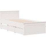  Okvir kreveta bez madraca s uzglavljem 90 x 200 cm od borovine | shoptok.hr