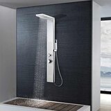 vidaXL Panel za tuš nerjaveče jeklo kvadratne oblike | Shoptok.si