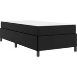  Krevetna konstrukcija s madracem Crna 90 x 200 cm tkanina | shoptok.hr