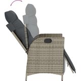 vidaXL 7-dijelni vrtni blagovaonski set sivi od poliratana | shoptok.hr