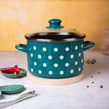 Metalac Šerpa duboka 24cm sa st.pok. Zelene tufne