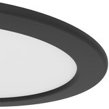 Eglo 901427-LED RGBW Plafonsko ugradno svetlo za kupatilo FUEVA-Z LED/9,5W/230V 16,8cm IP44 crna | Eponuda.com
