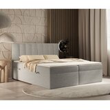 Maison de Rêve Svetlo siva boxspring postelja s prostorom za shranjevanje 180x200 cm Novento – | Shoptok.si
