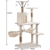  Grebalica za mačke Multi Bež 60x40x140 cm Cene