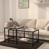  Stolići za čaj od kaljenog stakla 2 kom prozirni | shoptok.hr