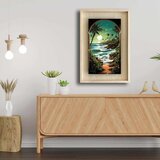 WALLXPERT Ahsakca - 022 Višenamenska Dekorativna Slika u Ram | Eponuda.com