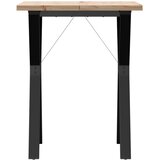  Blagovaonski stol Y-oblika 60x60x75,5 cm od borovine i čelik | shoptok.hr