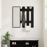  Vješalica za kapute na zidu Zidne Crni hrast 100 x 10 x 100 cm | shoptok.hr