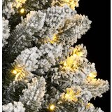 vidaXL Umetna novoletna jelka s 300 LED diodami in snegom 180 cm | Shoptok.si