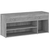 vidaXL Klupa za cipele boja sivog hrasta 105x30x45cm konstruirano drvo | shoptok.hr