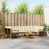  Set vanjskih sofa 8 kom. Prirodna i krem | shoptok.hr
