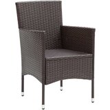  Vrtna jedilna garnitura 3-delna rjava, (20703802) | Shoptok.si
