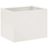 Vrtna saksija 2 kom. Bijela 40 x 30 x 30 cm Čelična vrata - Bijela 40 x 30 x 30 cm 2 | shoptok.hr
