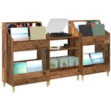  Set medijskih polica 3 kom. Staro drvo 212 x 46 x 112 cm | shoptok.hr
