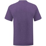 Fruit Of The Loom Purple men's t-shirt in combed cotton Iconic sleeve | Shoptok.si