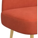  Oblikovana klupa s naslonjačem Crvena narančasta | shoptok.hr