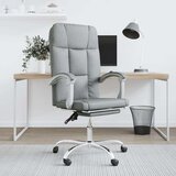  Uredski naslonjač od tkanine svjetlosivi | shoptok.hr
