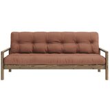 Karup Design Oranžna/rjava raztegljiva sedežna garnitura 205 cm Knob – Cene