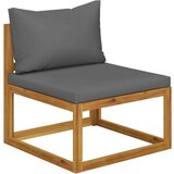  3057602 5 Piece Garden Lounge Set with Cushion Solid Acacia Wood (311854+311856) | shoptok.hr