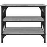  Bočni stolić siva boja hrasta 55x38x45 cm od konstruiranog drva | shoptok.hr
