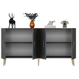 Hanah home komoda arno KB150 anthracite gold | ePonuda.com