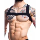HARNESS02 Hero Men's Chest Harness Black L/XL