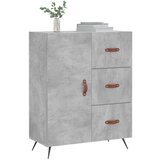  Komoda siva boja betona 69 5x34x90 cm od konstruiranog drva | shoptok.hr