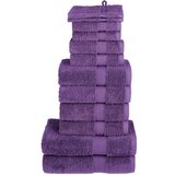 vidaXL 12-dijelni vrhunski set ručnika SOLUND ljubičasti 600 gsm Cijene