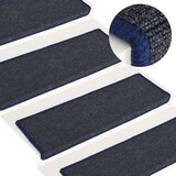  Preproge za stopnice 15 kosov 65x21x4 cm sive in modre, (20787545) | Shoptok.si