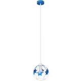  Dečiji luster na sajli STARS 1xE27/15W/230V plavo-beli | Eponuda.com