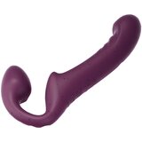 Honey Play Box Bliss - rotirajući perlasti strap-on vibrator (ljubičasti) | shoptok.hr