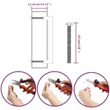  Ručke za ormarić 20 kom crne 160 mm od nehrđajućeg čelika | shoptok.hr