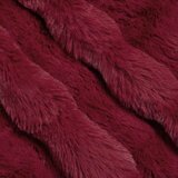  Lažni zec deka Bordeaux Crvena 130 x 150 cm Poliester | shoptok.hr