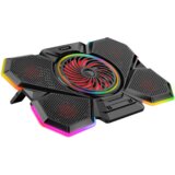  Postolje za notebook gaming Rampage S47 COOLFLOW 5 Pieces Red LED Fan, 10-17”, 40526 | Eponuda.ba
