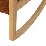 Ixia Rjav gugalni fotelj – | Shoptok.si