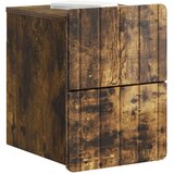  Stenski nočni omarici Dimljen hrast 33 x 34,5 x 43 cm, (5000209553) | Shoptok.si
